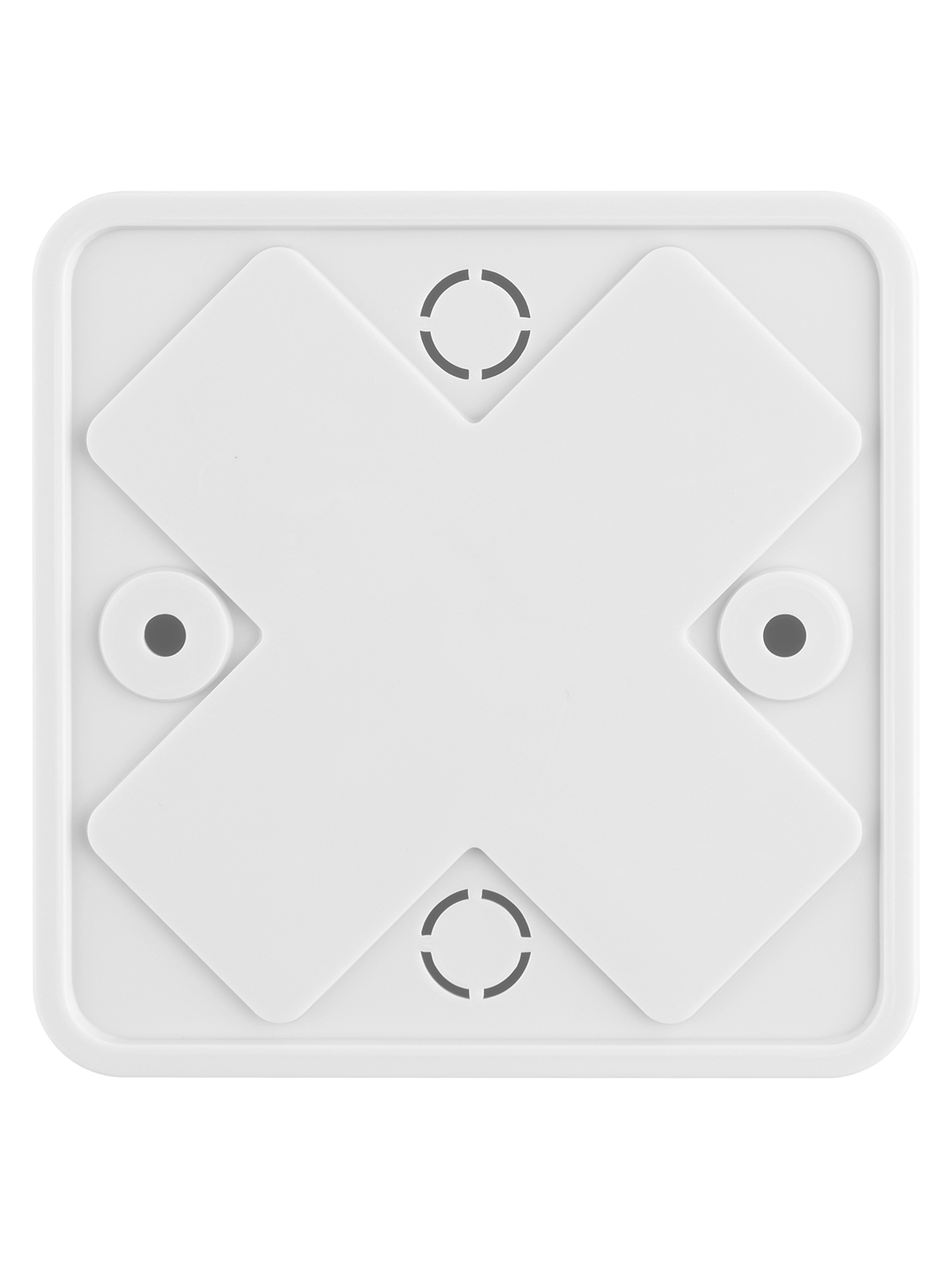 Коробка распаячная КР 75х75х20 ОП белая, IP40, инд. штрихкод TDM