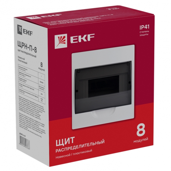 Щит распред. навесной ЩРН-П- 8 IP41 EKF PROxima