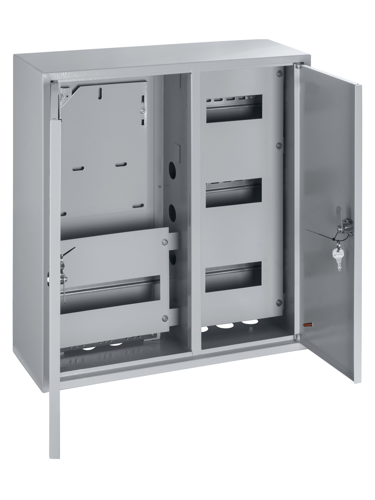 Корпус металлический ЩУРН-3/30 (540х490х165) 2-х дверный TDM