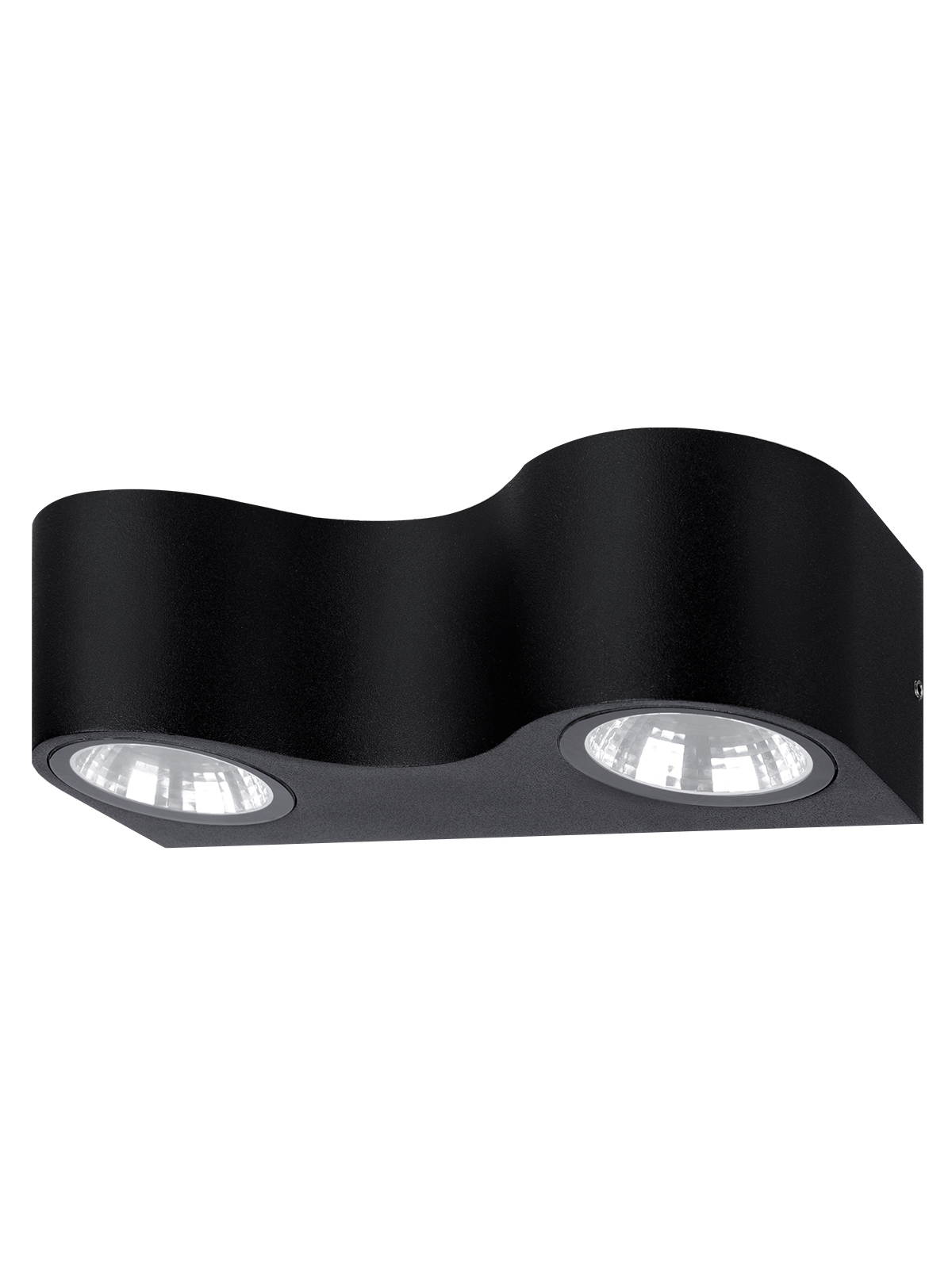 Светильник настенный LED, Дуэт, 4х3 Вт, 3000 К, L200 мм, алюм./черн., вверх/вниз, IP65, TDM