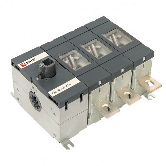 Рубильник 315A 3P без рукоятки управления TwinBlock EKF