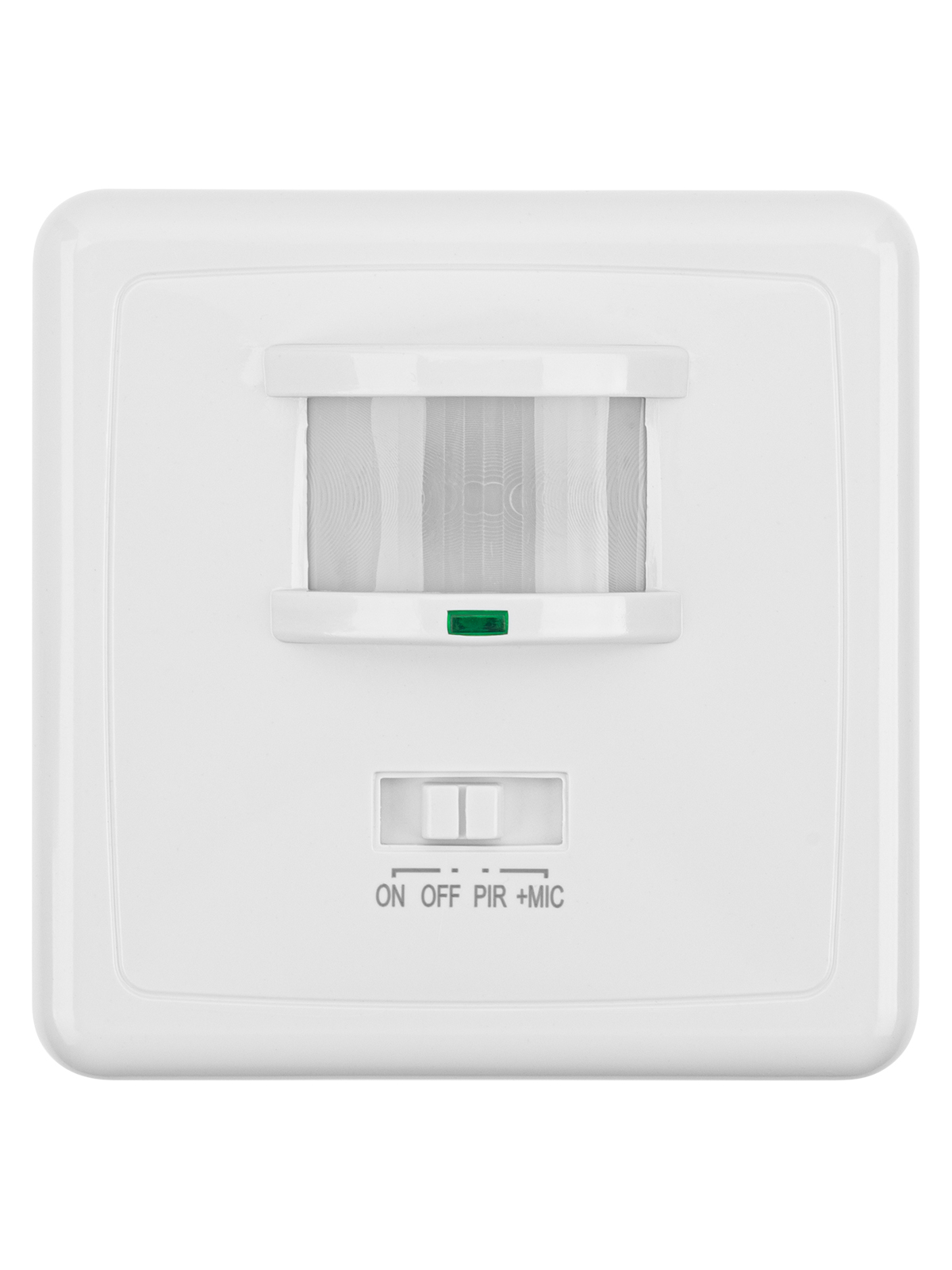 Датчик движения  встраив. в стену  ДДВ-03 500Вт, 5-480с, 2-12м, 5+Лк, 140гр, 30-90Дб, IP20, TDM